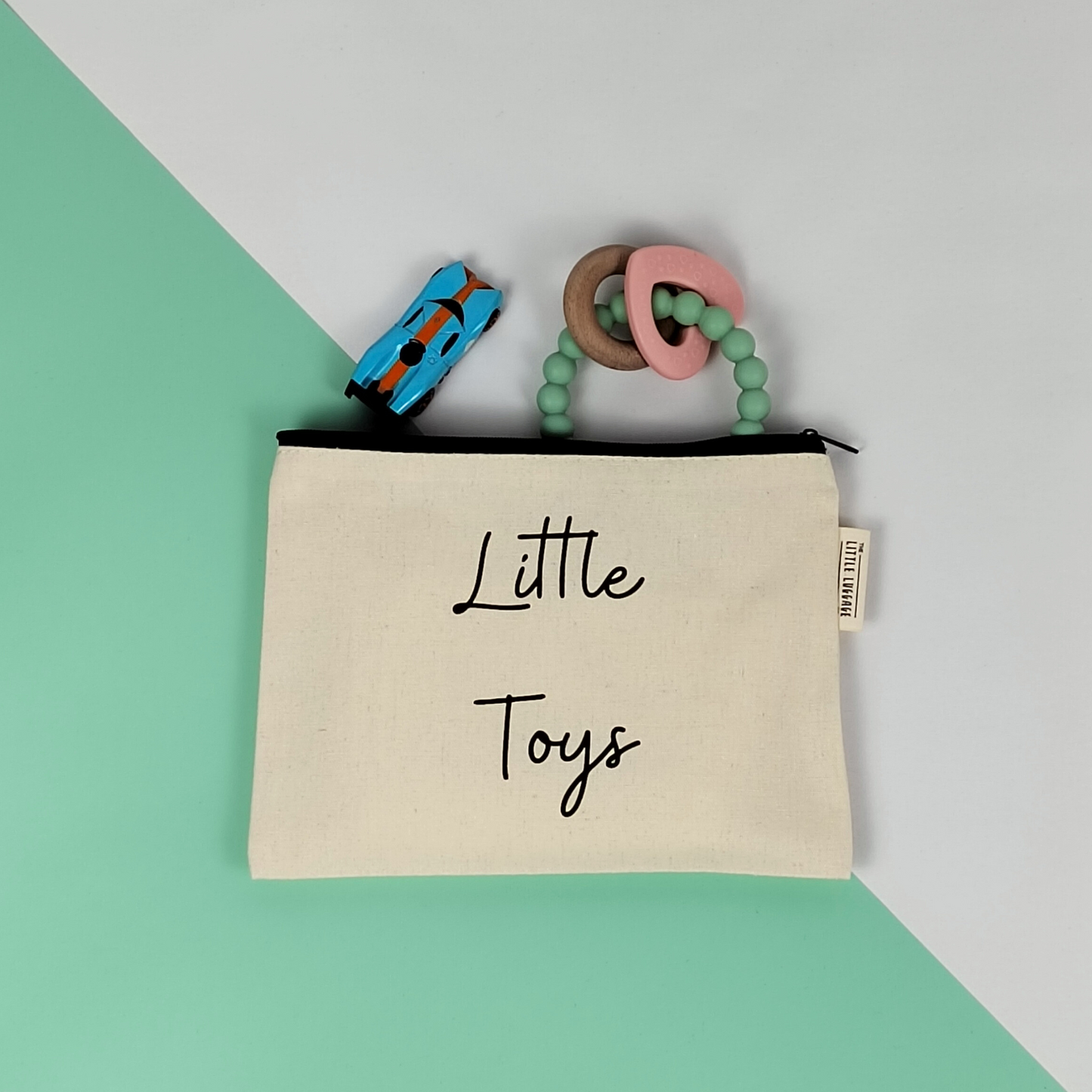 Monochrome Little Toys Zipped Pouch