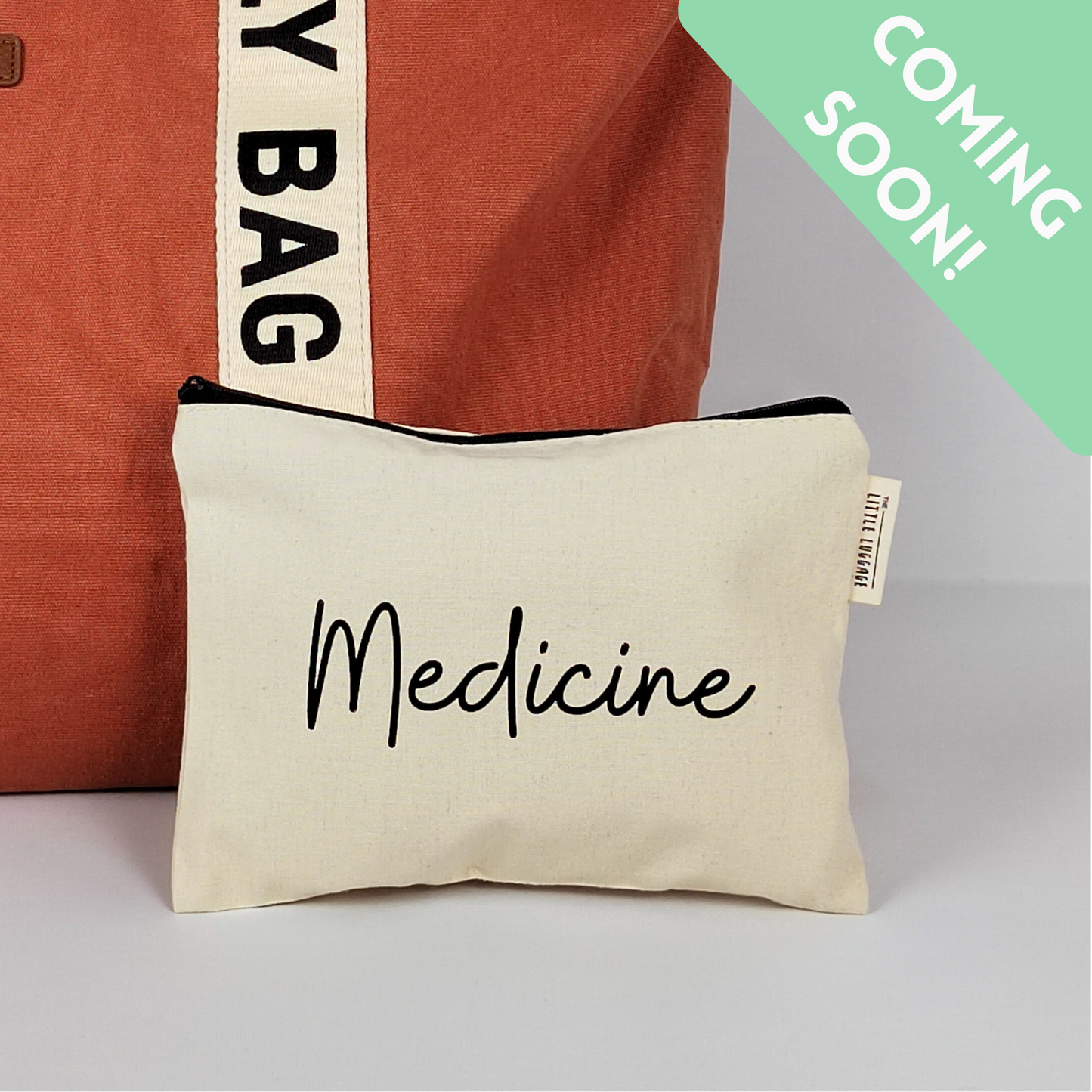 Monochrome Medicine Zipped Pouch