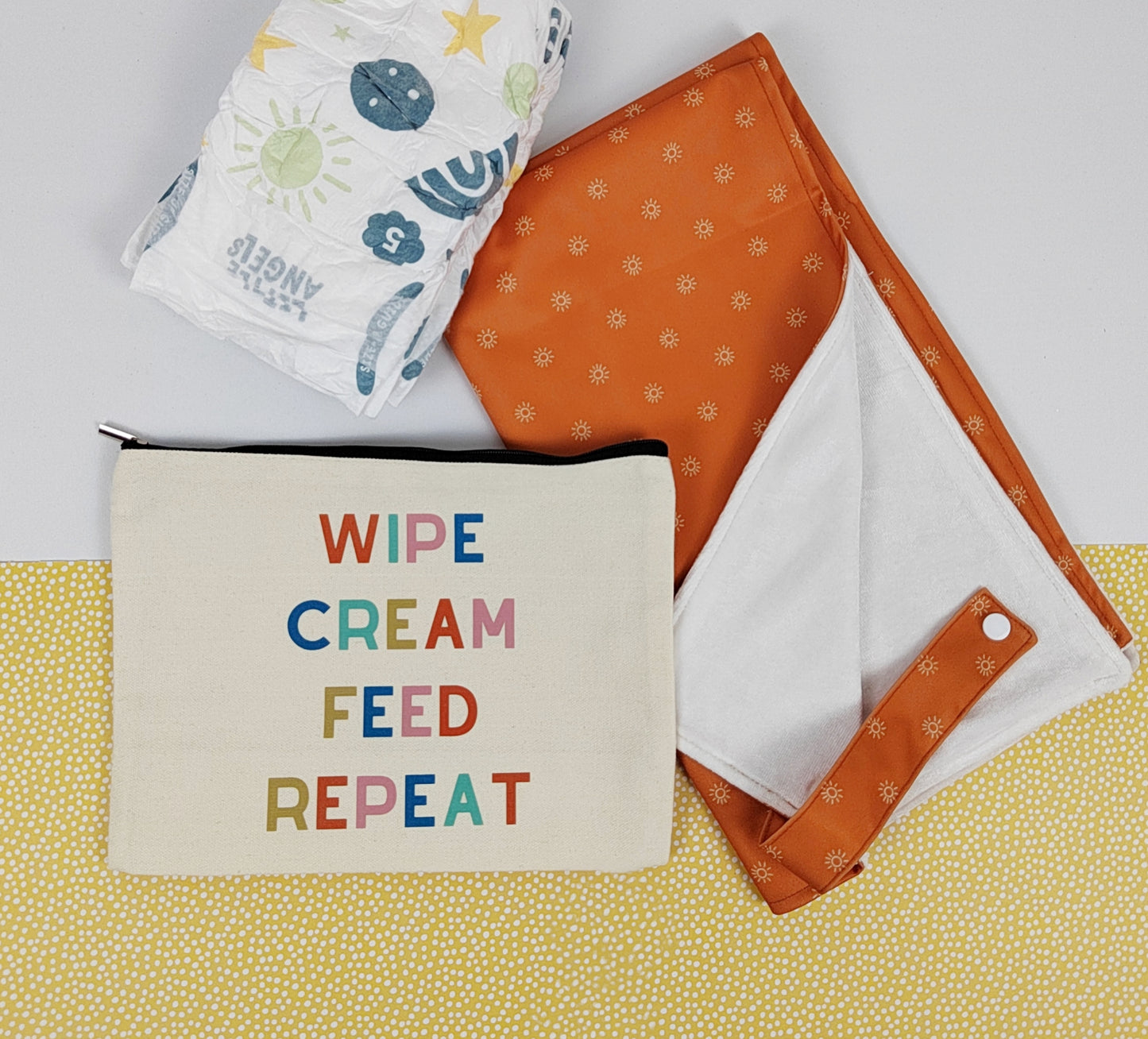 Changing Pouch & Mat Gift Set