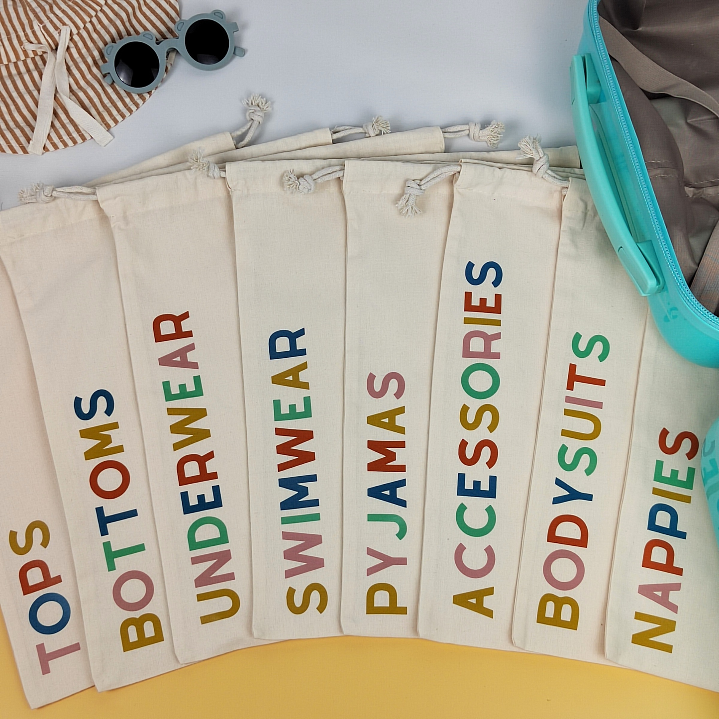 Bottoms Drawstring Organiser Bag