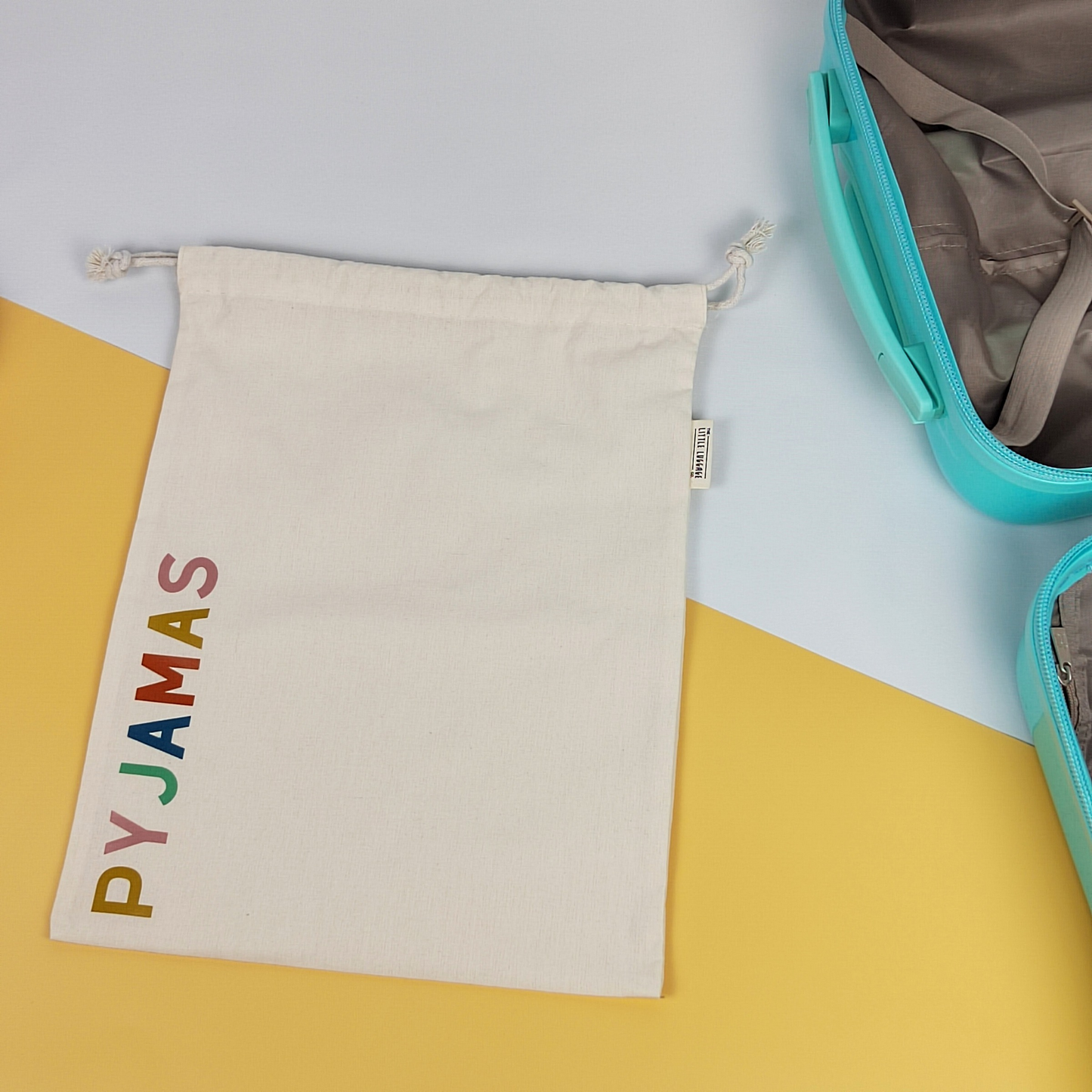 Pyjamas Drawstring Organiser Bag