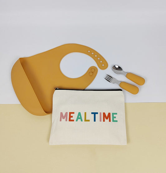 Zipped pouch for Mealtime accessories