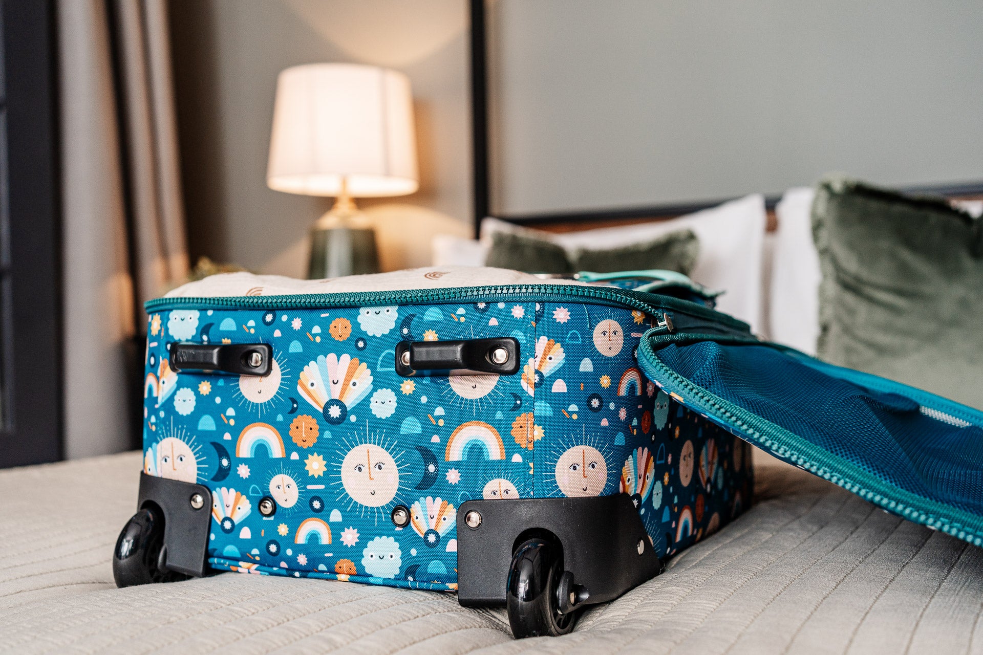 Eco Friendly Fun Printed Unisex Baby Children Mum Travel Cabin Suitcase The Little Luggage Co